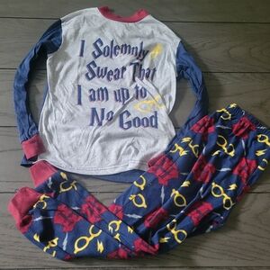 Harry potter pajamas unisex size 6 Pjs Sleepwear